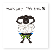 Load image into Gallery viewer, Hey EWE Sexy Sheep Pants General Card, (EW135)