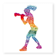 Load image into Gallery viewer, Inspire Female Boxer Blank Card, (IN015)