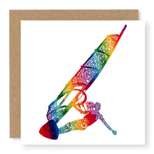 Load image into Gallery viewer, Inspire Female Windsurfer Blank Card, (IN022)