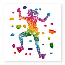 Load image into Gallery viewer, Inspire Female Climber Blank Card, (IN023)
