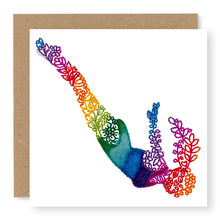 Load image into Gallery viewer, Inspire Female Diver Blank Card, (IN024)