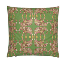 Load image into Gallery viewer, Cushion - Elephant on Moss Green