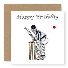 Load image into Gallery viewer, Cricket Birthday Card (BD34)