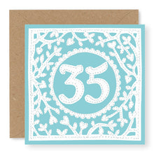 Load image into Gallery viewer, 35th Birthday Card, Age 35 Birthday Card for Her (BD66)