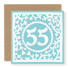 Load image into Gallery viewer, 55th Birthday Card, Age 55 Birthday Card for Her (BD70)