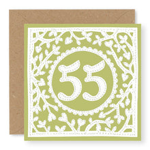 Load image into Gallery viewer, 55th Birthday Card, Age 55 Birthday Card for Her (BD70)