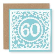 Load image into Gallery viewer, 60th Birthday Card, Age 60 Birthday Card for Her (BD71)