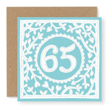 Load image into Gallery viewer, 65th Birthday Card, Age 65 Birthday Card for Her (BD72)