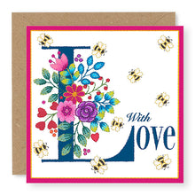 Load image into Gallery viewer, Bouquet With Love Card, (BQ003)