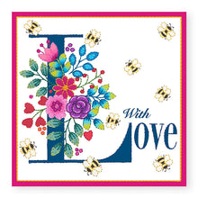 Load image into Gallery viewer, Bouquet With Love Card, (BQ003)