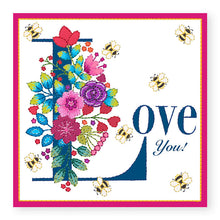 Load image into Gallery viewer, Bouquet Love You Card, (BQ006)