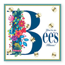 Load image into Gallery viewer, Bouquet You're The Bees Knees Card, (BQ007)