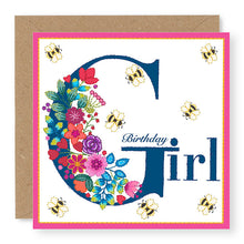 Load image into Gallery viewer, Bouquet Birthday Girl Birthday Card, (BQ009)