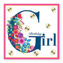 Load image into Gallery viewer, Bouquet Birthday Girl Birthday Card, (BQ009)