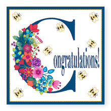 Load image into Gallery viewer, Bouquet Congratulations Card, (BQ012)