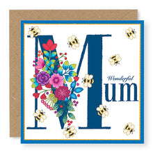 Load image into Gallery viewer, Bouquet Wonderful Mum Card, (BQ016)