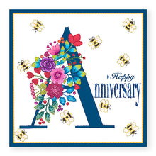 Load image into Gallery viewer, Bouquet Happy Anniversary Anniversary Card, (BQ019)
