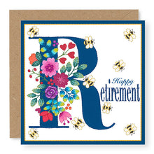 Load image into Gallery viewer, Bouquet Happy Retirement Retirement Card, (BQ020)