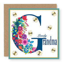 Load image into Gallery viewer, Bouquet Lovely Grandma Birthday Card, (BQ021)