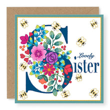 Load image into Gallery viewer, Bouquet Lovely Sister Birthday Card, (BQ025)