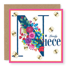 Load image into Gallery viewer, Bouquet Lovely Niece Birthday Card, (BQ027)