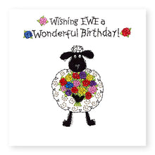 Load image into Gallery viewer, Hey EWE Roses Wonderful Birthday Card, (EW08)