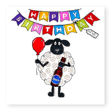 Load image into Gallery viewer, Hey EWE Beer Bottle Birthday Card, (EW101)