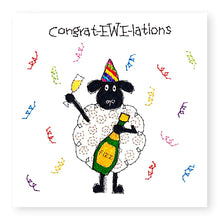 Load image into Gallery viewer, Hey EWE Fizz Congratulations Card, (EW103)