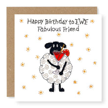 Load image into Gallery viewer, Hey EWE Cocktail Fabulous Friend Brithday Card, (EW115)
