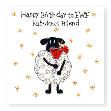 Load image into Gallery viewer, Hey EWE Cocktail Fabulous Friend Brithday Card, (EW115)