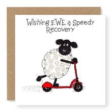 Load image into Gallery viewer, Hey EWE Wishing EWE a Speedy Recovery Get Well Card, (EW88)