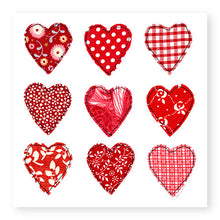Load image into Gallery viewer, Red 9 of Hearts Blank Card (GC24)