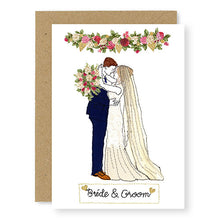 Load image into Gallery viewer, Bride and Groom Wedding Card (GC33)