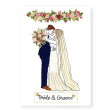 Load image into Gallery viewer, Bride and Groom Wedding Card (GC33)