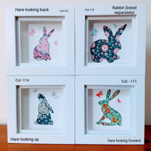 Load image into Gallery viewer, Hares, Handmade Gift - more colours available