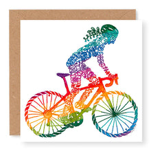 Load image into Gallery viewer, Inspire Female Cycling Blank Card, (IN001)