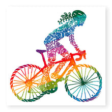 Load image into Gallery viewer, Inspire Female Cycling Blank Card, (IN001)