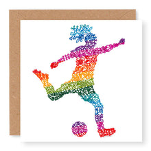 Load image into Gallery viewer, Inspire Female Football Blank Card, (IN002)
