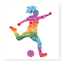 Load image into Gallery viewer, Inspire Female Football Blank Card, (IN002)