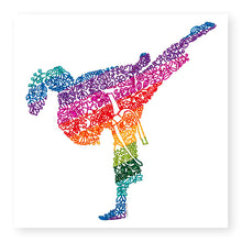 Load image into Gallery viewer, Inspire Female Martial Arts Blank Card, (IN009)