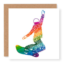 Load image into Gallery viewer, Inspire Female Snowboard Blank Card, (IN014)