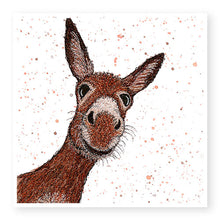Load image into Gallery viewer, Donkey Blank Card (IW08)