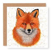 Load image into Gallery viewer, Fox Blank Card (IW09)