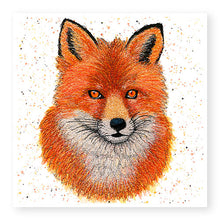 Load image into Gallery viewer, Fox Blank Card (IW09)