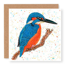 Load image into Gallery viewer, Kingfisher Blank Card (IW11)