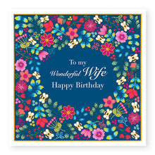 Load image into Gallery viewer, Summer Breeze To My Wonderful Wife Happy Birthday Card, (SB008)