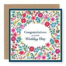Load image into Gallery viewer, Summer Breeze Congratulations On Your Wedding Day Wedding Card, (SB022)