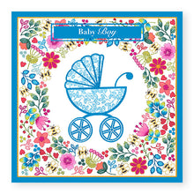 Load image into Gallery viewer, Summer Breeze Baby Boy Baby Card, (SB030)