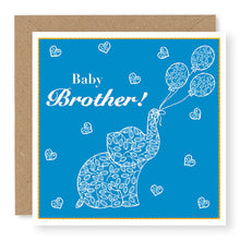 Load image into Gallery viewer, Summer Breeze Baby Brother Baby Card, (SB038)