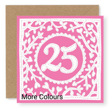 Load image into Gallery viewer, 25th Birthday Card, Age 25 Birthday Card for Her (BD64)